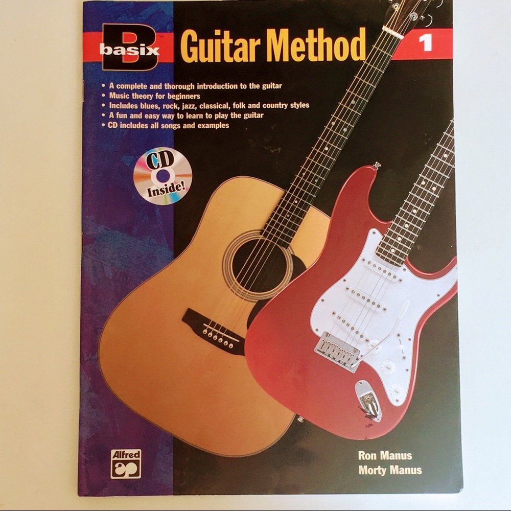 Basix Guitar Method 1 Book and CD by Ron Manus
